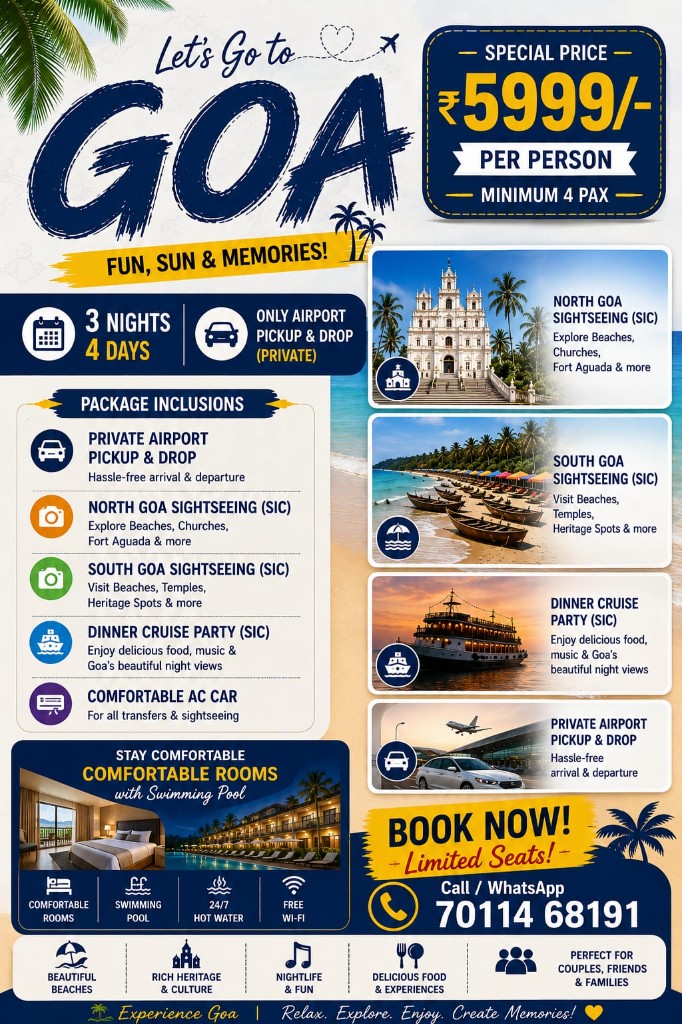 Let's Go to Goa — Group Deal